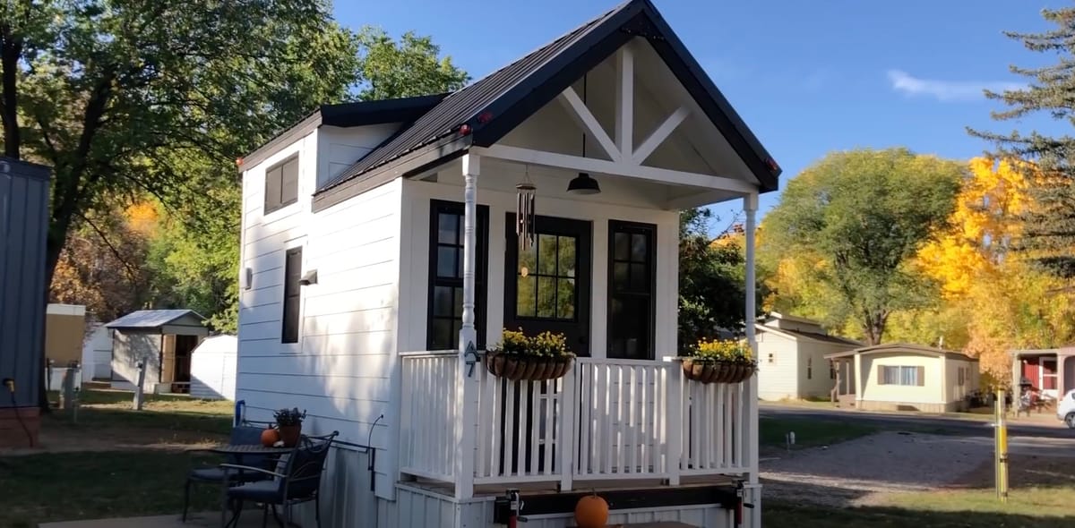 100% Debt-Free In Her 14' Tiny House